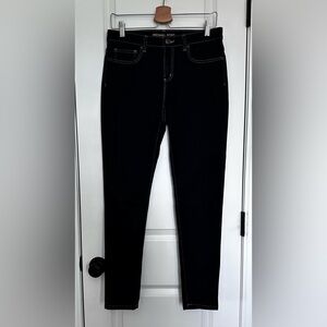 Michael Kors Izzy Skinny Dark Blue Denim Jeans - Size: 8